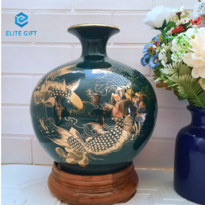 GỐM SỨ VẼ VÀNG